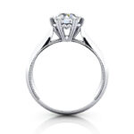 Round Brilliant Solitaire Diamond Ring Platinum RS25 TF Round Brilliant Solitaire Diamond Ring Platinum RS25 TF