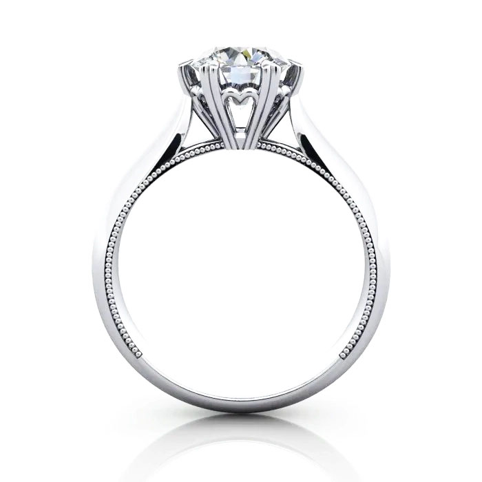 Round Brilliant Solitaire Diamond Ring Platinum RS25 TF Round Brilliant Solitaire Diamond Ring Platinum RS25 TF