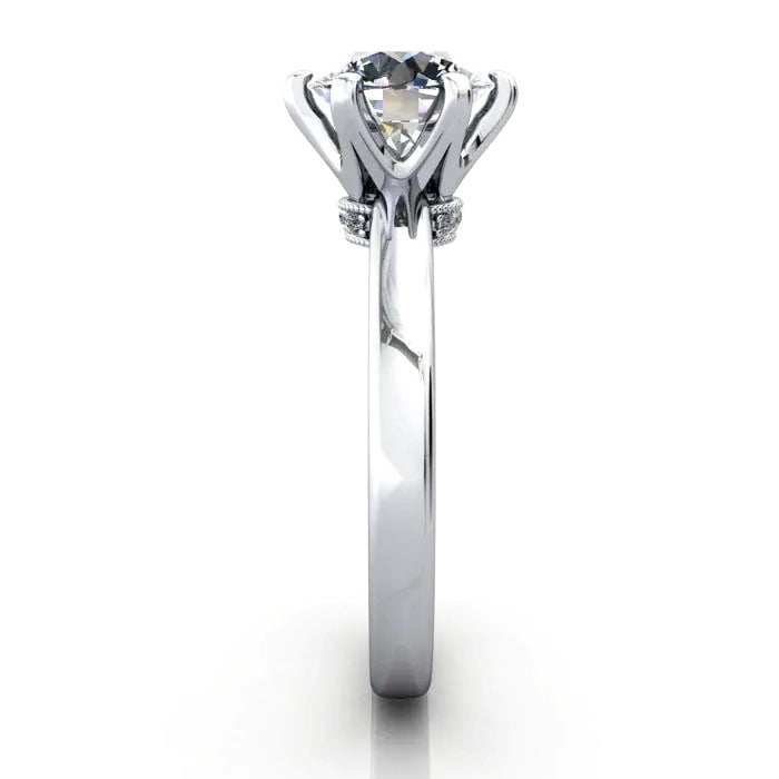 Round Brilliant Solitaire Diamond Ring Platinum RS26 SV Round Brilliant Solitaire Diamond Ring Platinum RS26 SV