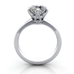 Round Brilliant Solitaire Diamond Ring Platinum RS26 TF Round Brilliant Solitaire Diamond Ring Platinum RS26 TF