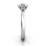 Round Brilliant Solitaire Diamond Ring Platinum RS32 SV Round Brilliant Solitaire Diamond Ring Platinum RS32 SV