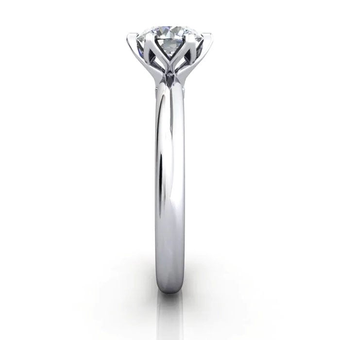 Round Brilliant Solitaire Diamond Ring Platinum RS32 SV Round Brilliant Solitaire Diamond Ring Platinum RS32 SV