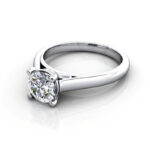 Round Brilliant Solitaire Diamond Ring Platinum RS34 LF Round Brilliant Solitaire Diamond Ring Platinum RS34 LF