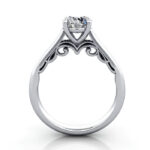 Round Brilliant Solitaire Diamond Ring Platinum RS35 TF Round Brilliant Solitaire Diamond Ring Platinum RS35 TF