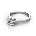 Round Brilliant Solitaire Diamond Ring Platinum RS36 LF Round Brilliant Solitaire Diamond Ring Platinum RS36 LF