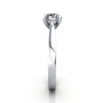 Round Brilliant Solitaire Diamond Ring Platinum RS36 SV Round Brilliant Solitaire Diamond Ring Platinum RS36 SV