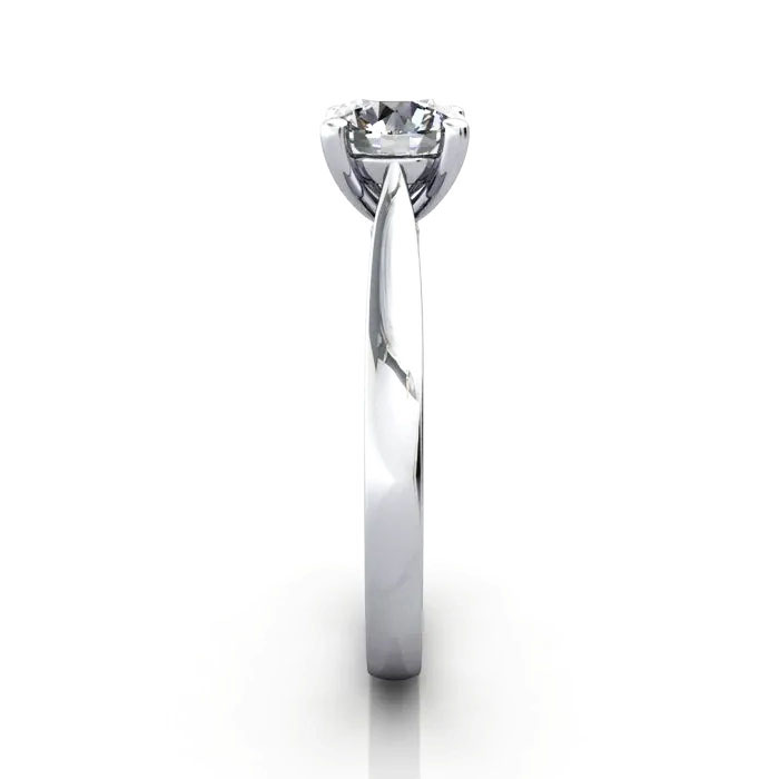 Round Brilliant Solitaire Diamond Ring Platinum RS36 SV Round Brilliant Solitaire Diamond Ring Platinum RS36 SV