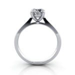 Round Brilliant Solitaire Diamond Ring Platinum RS36 TF Round Brilliant Solitaire Diamond Ring Platinum RS36 TF