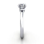 Round Brilliant Solitaire Diamond Ring Platinum RS37 SV Round Brilliant Solitaire Diamond Ring Platinum RS37 SV