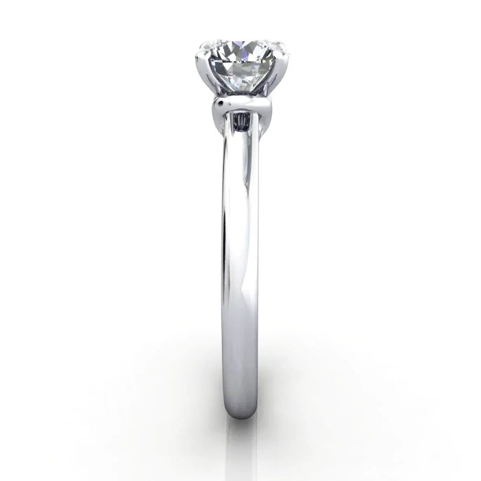 Round Brilliant Solitaire Diamond Ring Platinum RS37 SV Round Brilliant Solitaire Diamond Ring Platinum RS37 SV