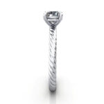 Round Brilliant Solitaire Diamond Ring Platinum RS38 SV Round Brilliant Solitaire Diamond Ring Platinum RS38 SV