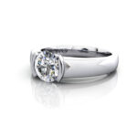 Round Brilliant Solitaire Diamond Ring Platinum RS39 LF Round Brilliant Solitaire Diamond Ring Platinum RS39 LF