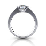 Round Brilliant Solitaire Diamond Ring Platinum RS39 TF Round Brilliant Solitaire Diamond Ring Platinum RS39 TF