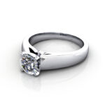 Round Brilliant Solitaire Diamond Ring Platinum RS46 LF Round Brilliant Solitaire Diamond Ring Platinum RS46 LF