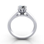 Round Brilliant Solitaire Diamond Ring Platinum RS46 TF Round Brilliant Solitaire Diamond Ring Platinum RS46 TF