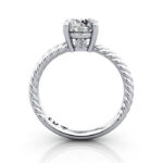 Round Brilliant Solitaire Diamond Ring Platinum RS47 TF Round Brilliant Solitaire Diamond Ring Platinum RS47 TF