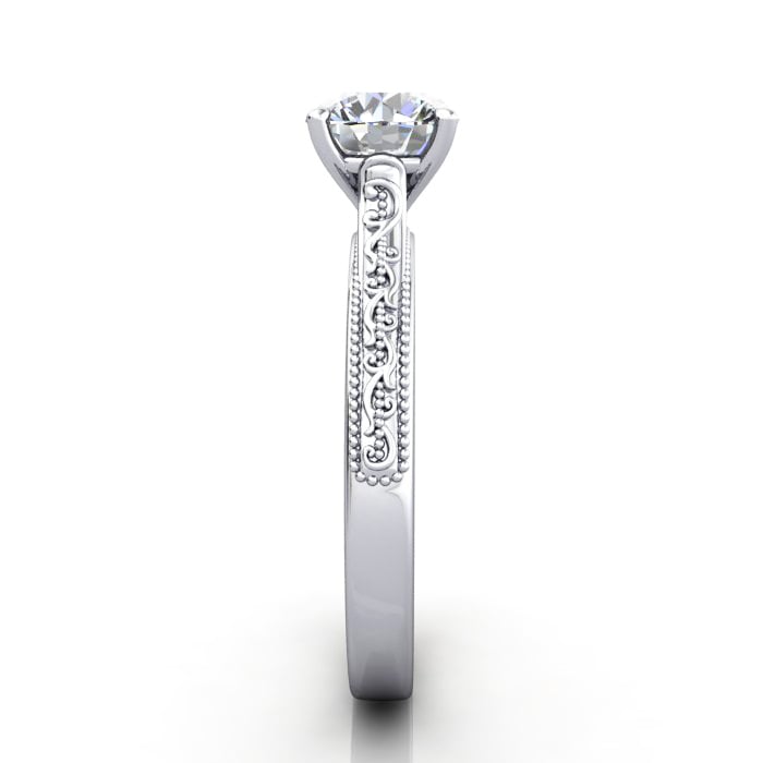 Round Brilliant Solitaire Diamond Ring Platinum RS50 SV Round Brilliant Solitaire Diamond Ring Platinum RS50 SV