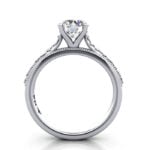 Round Brilliant Solitaire Diamond Ring Platinum RS50 TF Round Brilliant Solitaire Diamond Ring Platinum RS50 TF