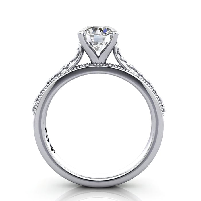Round Brilliant Solitaire Diamond Ring Platinum RS50 TF Round Brilliant Solitaire Diamond Ring Platinum RS50 TF