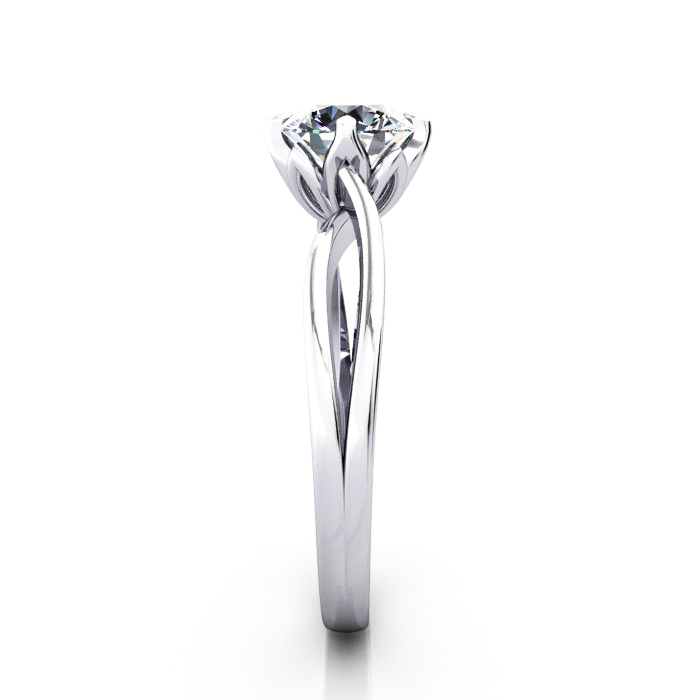 Round Brilliant Solitaire Diamond Ring Platinum RS8 SV Round Brilliant Solitaire Diamond Ring Platinum RS8 SV