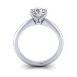 Round Brilliant Solitaire Diamond Ring Platinum RS9 TF Round Brilliant Solitaire Diamond Ring Platinum RS9 TF