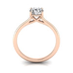 Round Brilliant Solitaire Diamond Ring Rose Gold RS1 TF Round Brilliant Solitaire Diamond Ring Rose Gold RS1 TF