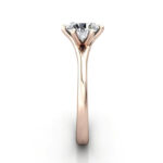 Round Brilliant Solitaire Diamond Ring Rose Gold RS13 SV Round Brilliant Solitaire Diamond Ring Rose Gold RS13 SV