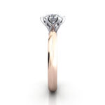 Round Brilliant Solitaire Diamond Ring Rose Gold RS15 SV Round Brilliant Solitaire Diamond Ring Rose Gold RS15 SV