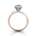 Round Brilliant Solitaire Diamond Ring Rose Gold RS15 TF Round Brilliant Solitaire Diamond Ring Rose Gold RS15 TF