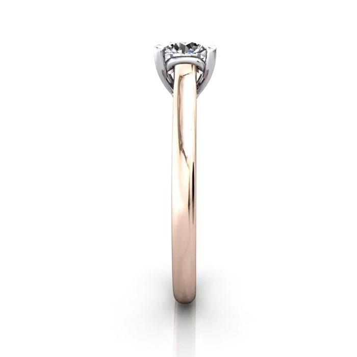 Round Brilliant Solitaire Diamond Ring Rose Gold RS16 SV Round Brilliant Solitaire Diamond Ring Rose Gold RS16 SV