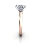 Round Brilliant Solitaire Diamond Ring Rose Gold RS18 SV Round Brilliant Solitaire Diamond Ring Rose Gold RS18 SV