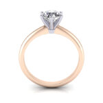 Round Brilliant Solitaire Diamond Ring Rose Gold RS2 TF Round Brilliant Solitaire Diamond Ring Rose Gold RS2 TF