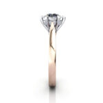 Round Brilliant Solitaire Diamond Ring Rose Gold RS20 SV Round Brilliant Solitaire Diamond Ring Rose Gold RS20 SV