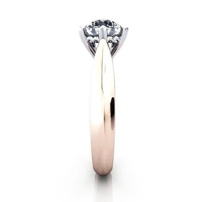 Round Brilliant Solitaire Diamond Ring Rose Gold RS25 SV Round Brilliant Solitaire Diamond Ring Rose Gold RS25 SV