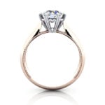 Round Brilliant Solitaire Diamond Ring Rose Gold RS25 TF Round Brilliant Solitaire Diamond Ring Rose Gold RS25 TF