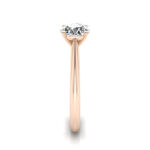 Round Brilliant Solitaire Diamond Ring Rose Gold RS3 SV Round Brilliant Solitaire Diamond Ring Rose Gold RS3 SV