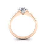 Round Brilliant Solitaire Diamond Ring Rose Gold RS3 TF Round Brilliant Solitaire Diamond Ring Rose Gold RS3 TF