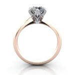 Round Brilliant Solitaire Diamond Ring Rose Gold RS32 TF Round Brilliant Solitaire Diamond Ring Rose Gold RS32 TF
