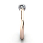 Round Brilliant Solitaire Diamond Ring Rose Gold RS35 SV Round Brilliant Solitaire Diamond Ring Rose Gold RS35 SV