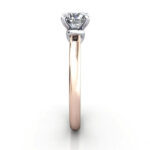 Round Brilliant Solitaire Diamond Ring Rose Gold RS37 SV Round Brilliant Solitaire Diamond Ring Rose Gold RS37 SV