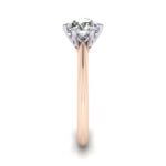 Round Brilliant Solitaire Diamond Ring Rose Gold RS4 SV Round Brilliant Solitaire Diamond Ring Rose Gold RS4 SV