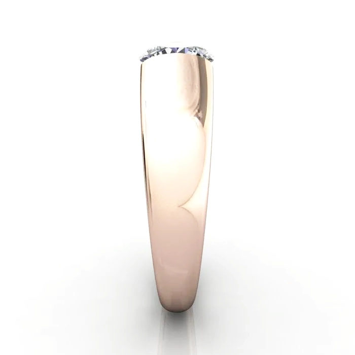 Round Brilliant Solitaire Diamond Ring Rose Gold RS40 SV Round Brilliant Solitaire Diamond Ring Rose Gold RS40 SV