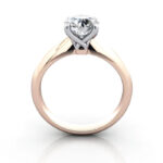 Round Brilliant Solitaire Diamond Ring Rose Gold RS43 TF Round Brilliant Solitaire Diamond Ring Rose Gold RS43 TF