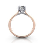 Round Brilliant Solitaire Diamond Ring Rose Gold RS44 TF Round Brilliant Solitaire Diamond Ring Rose Gold RS44 TF