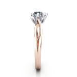Round Brilliant Solitaire Diamond Ring Rose Gold RS8 SV Round Brilliant Solitaire Diamond Ring Rose Gold RS8 SV