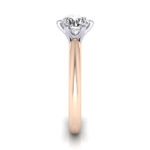 Round Brilliant Solitaire Diamond Ring Rose Gold RS9 SV Round Brilliant Solitaire Diamond Ring Rose Gold RS9 SV