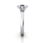 Round Brilliant Solitaire Diamond Ring White Gold RS18 SV Round Brilliant Solitaire Diamond Ring White Gold RS18 SV