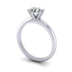 Round Brilliant Solitaire Diamond Ring White Gold RS2 3D Round Brilliant Solitaire Diamond Ring White Gold RS2 3D