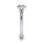 Round Brilliant Solitaire Diamond Ring White Gold RS2 SV Round Brilliant Solitaire Diamond Ring White Gold RS2 SV