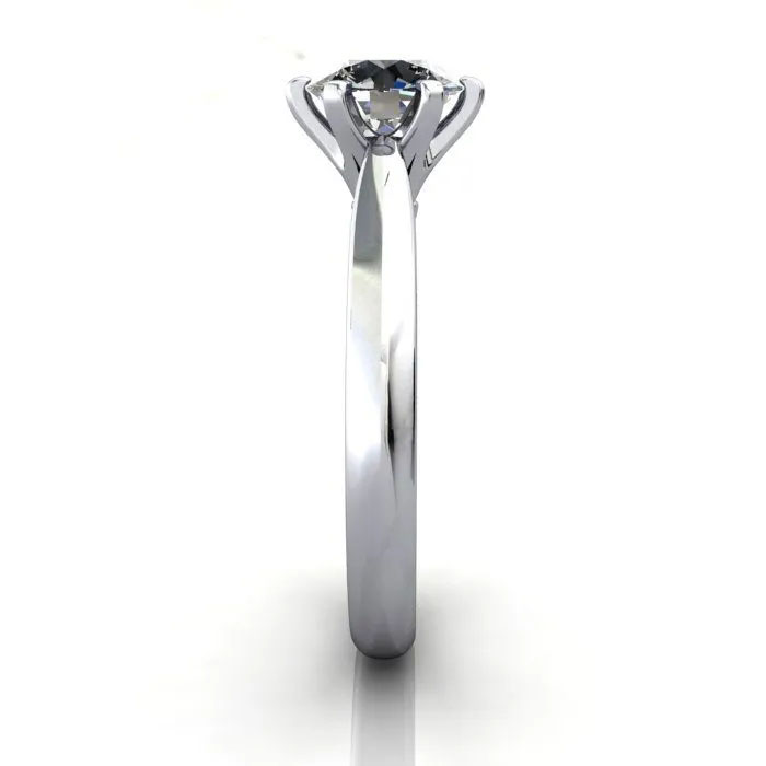 Round Brilliant Solitaire Diamond Ring White Gold RS21 SV Round Brilliant Solitaire Diamond Ring White Gold RS21 SV